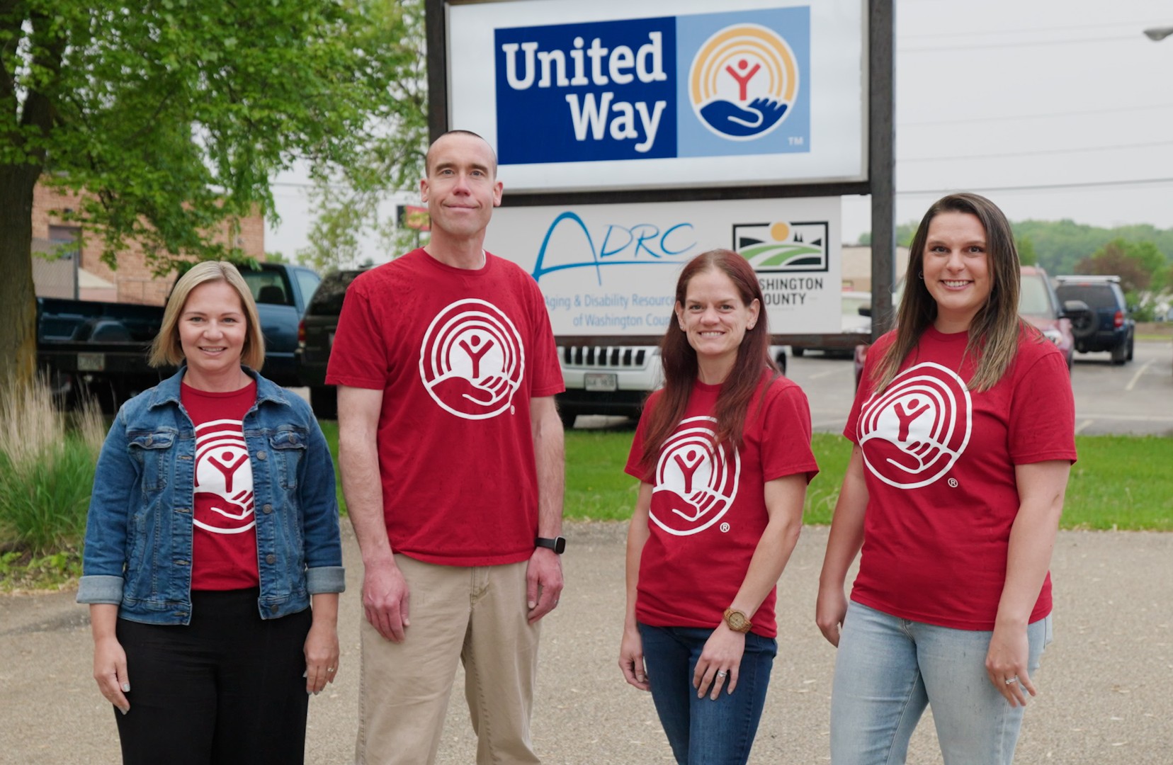 Photo of the four United Way Emerging Leaders 2025 campaign chair team. 