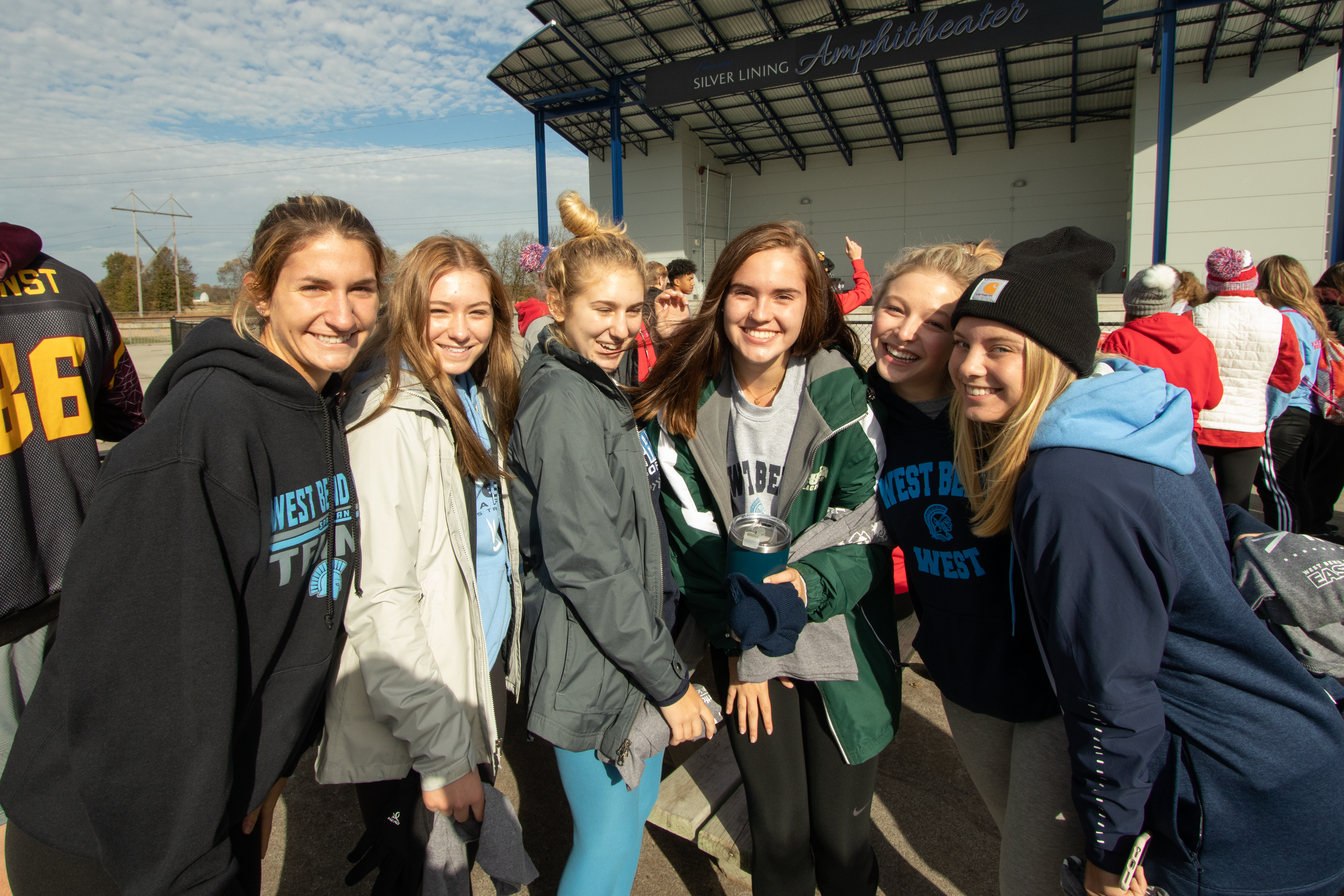 Image of a group of smiling girls.