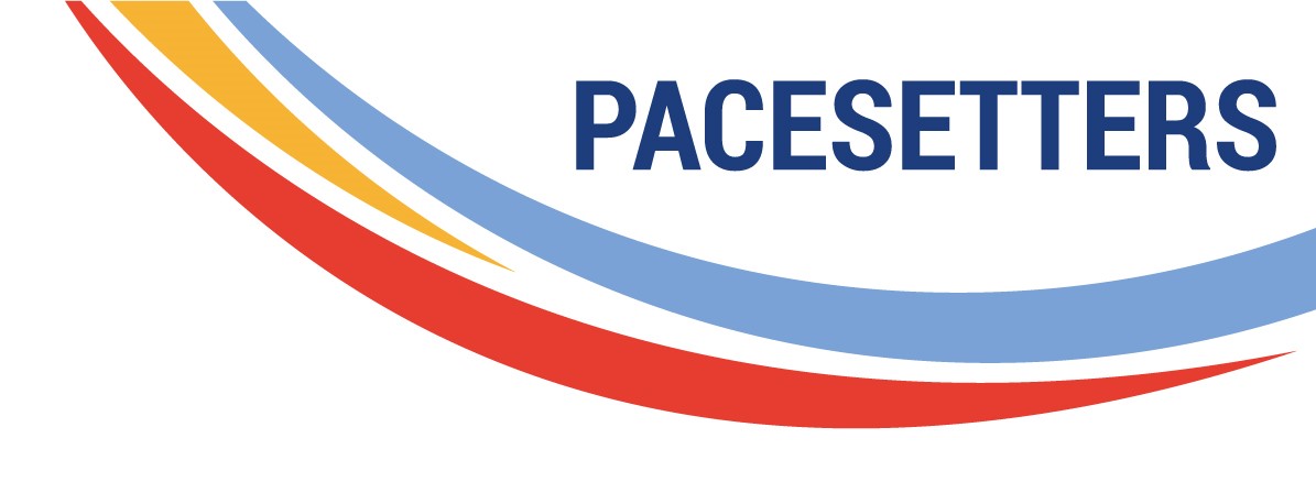 A graphic that says "Pacesetters"