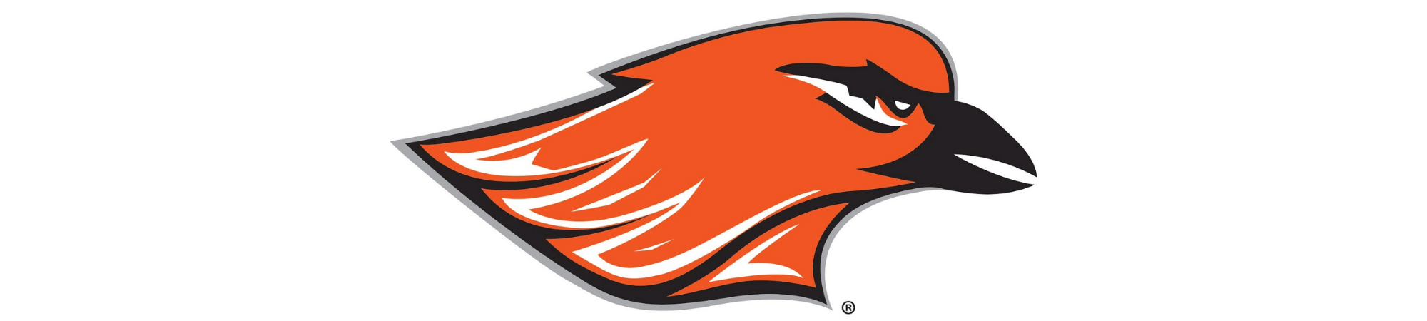 Hartford Union High School logo of an orange and black Oriole.